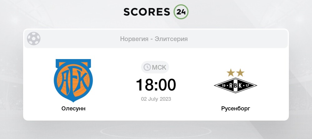 Олесунн - Русенборг