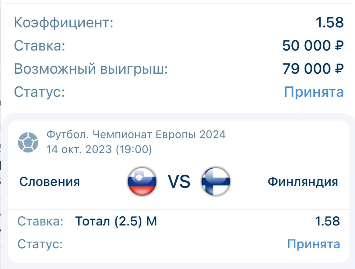 Словения – Финляндия