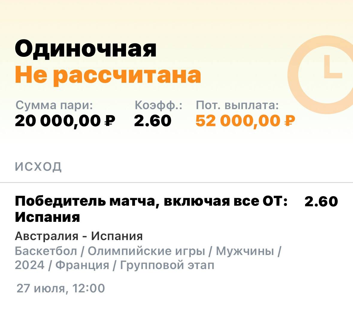 Австралия — Испания