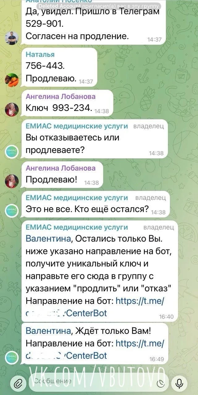 Фейковые чаты ЕМИАС в мессенджерах крадут коды от Госуслуг и банков