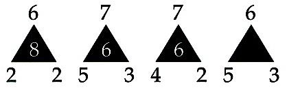 Какая цифра должна быть в черном треугольнике? - Загадка!