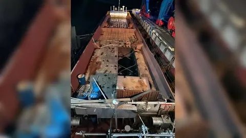 Взрыв на танкере «Онемен»: появились первые фото