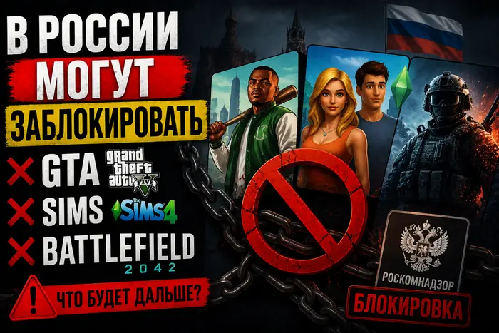 В России могут заблокировать GTA, Sims и Battlefield