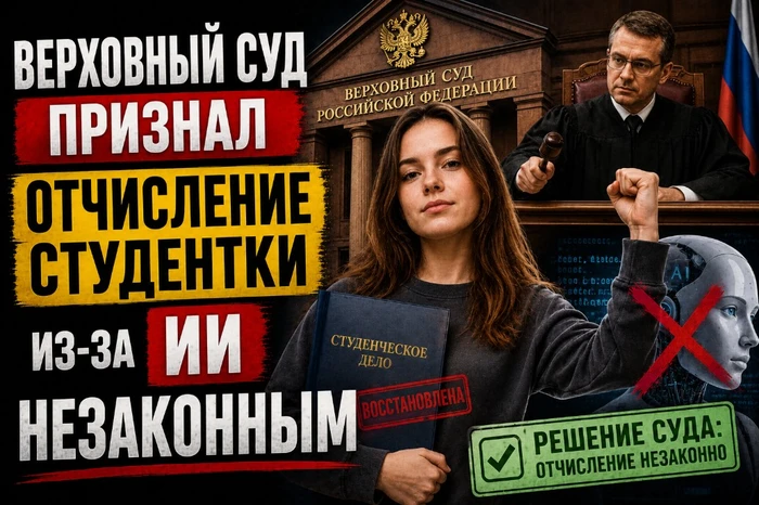 Суд признал незаконным отчисление студентки из-за подозрений на использование нейросети