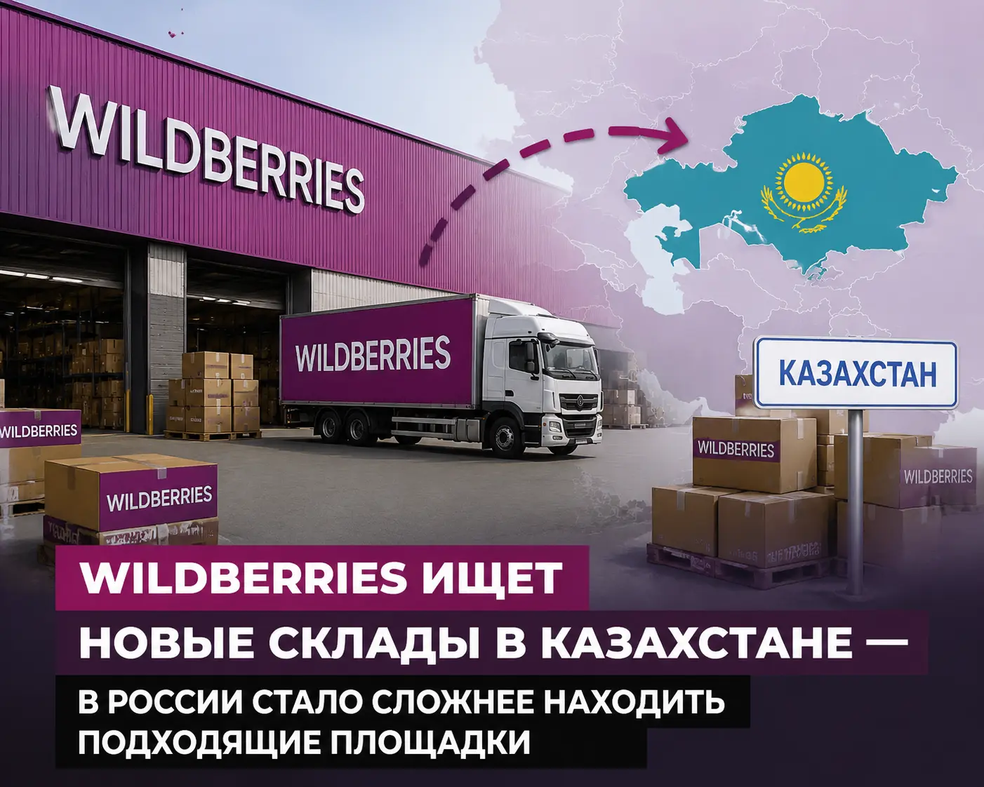 📦 Wildberries ищет новые склады в Казахстане — в России стало сложнее находить подходящие площадки