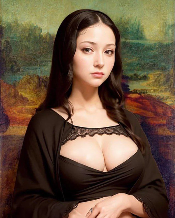 Как выглядела бы Мона Лиза в 2023 году?